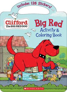 the big red dog activity and coloring book