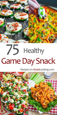 healthy game day snacks that are easy to make and delicious