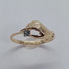 This stunning aquamarine ring has been carefully crafted in warm 10k yellow gold and authentic aquamarine."The Aquamarine gemstone gets its name from the Latin word, "Aqua marina" which means water of the sea. The gemstone is named on account of its blue appearance that mirrors the hue of the sea" This ring would make a great any occasion/birthday gift! This vintage style ring will not go unnoticed. All of my jewellery is handmade from scratch and of high quality. A tracking shipping number will Promise Yellow Gold Topaz Ring, Promise Yellow Gold Topaz Birthstone Ring, Gold Aquamarine Promise Ring, Yellow Gold Topaz Birthstone Ring For Promise, Yellow Gold Topaz Rings With Birthstone, 14k Gold Topaz Birthstone Promise Ring, 14k Yellow Gold Topaz Promise Ring, Fine Jewelry Aquamarine Rings Hallmarked, Fine Jewelry Aquamarine Hallmarked Rings