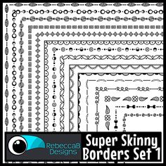 Doodle Borders, Insert Image, Borders And Frames, Clip Art Borders, Frame Clipart, Black Line, Text Image, Single Image, Classroom Activities