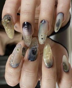 How To Have Style, Korean Nails, Pretty Acrylic Nails, Dope Nails