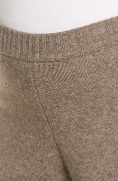 These gorgeous bump-friendlypants in a wide-leg silhouette are knit from a luxe blend of yak hair and merino wool. 50% yak down, 50% merino wool Dry clean Imported Cozy Cashmere Bottoms For Winter, Casual Beige Wool Bottoms, Cozy Cashmere Bottoms For Fall, Beige Cashmere Bottoms For Loungewear, Winter Cashmere Wide Leg Bottoms, Cashmere Wide Leg Bottoms For Winter, Wide Leg Cashmere Bottoms For Winter, Sweater Pants, Bump