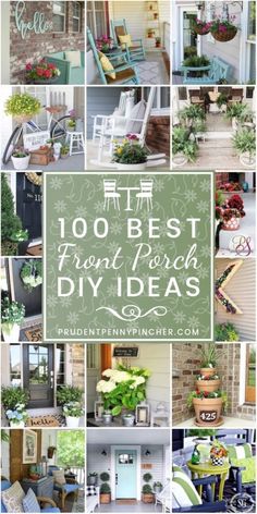 the top ten best front porch diy ideas for spring and summertime decorating