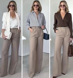 Casual Work Outfits Women, Office Wear Women, Beige Outfit, Business Casual Outfits For Women, Office Outfits Women, Business Casual Outfits For Work, Classy Work Outfits, Looks Street Style, Stylish Work Outfits