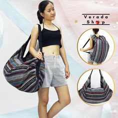 This bag made from beautiful woven cotton. This sturdy and durable bag is useful and big enough for all your daily essentials. The strap is long, it can be cross-body or sling over your shoulder. Material: Woven Cotton Color: Multi-Color 🎯Feature :  Shoulder bag style Backpack style  1 interior zipper pocket 📐Measurements: Top wide: zipper opening approx 18" Bottom wide:  29"  Height:  18"  Strap:  40" (from one side to the other side) (This is handmade bag, the measurement may be different sl Bohemian Shoulder Bag With Large Capacity For On-the-go, Bohemian Canvas Bag With Adjustable Strap For Travel, Bohemian Canvas Travel Bag With Adjustable Strap, Bohemian Backpack Shoulder Bag For Festivals, Bohemian Tote Backpack For Daily Use, Bohemian Tote Backpack With Adjustable Strap, Bohemian Satchel Canvas Bag For Travel, Bohemian Festival Backpack Shoulder Bag, Bohemian Travel Shoulder Bag