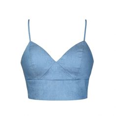 Thrift Store Fashion Diy, Denim Bralet, Denim Top Women, Bralette Pattern, Corset Fashion, Diy Clothes Design, Diy Vetement, Ally Fashion, Stylish Blouse Design