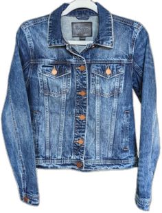 Fitted Button-up Distressed Outerwear, Fitted Distressed Button-up Outerwear, Distressed Fitted Button-up Outerwear, Casual Fitted Denim Jacket With Buttons, Fitted Casual Denim Jacket With Buttons, Blank Nyc, Jean Jacket, Jackets & Coats, Copper