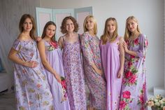 Long Lilac floral Nighties for every woman who loves a comfortable sleep Cotton Nighty For Women, Maternity Nightgown, Sleeping Gown, Cotton Night Dress, Victorian Nightgown, Nursing Gown, Long Nightdress, Breastfeeding Dress, Silk Nightwear