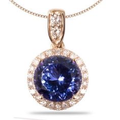 A round tanzanite of around 2.750 carats surrounded with 24 round diamonds of 0.045 carats renders it an enticing look when hung around the neck. Dangling below 14k yellow gold, it looks appealing when paired with a gorgeous evening dress. The blue aura of tanzanite when fused with white sparkle of diamonds renders it a divine illumination when seen in evening. It goes well with almost all the occasions whether formal or informal.?. Product Information SKU TTAD60055 Metal Type 14k Metal Color Ye How To Clean Gold, Clean Gold Jewelry, Tanzanite Pendant, Blue Aura, Tanzanite Necklace, Tanzanite Jewelry, Tanzanite Diamond, Yellow Gold Chain, Gold Price