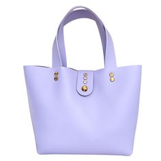 Lavender Leather Small Tote Bag with Crystals - Bag 136 Large Capacity Purple Bucket Bag, Chic Purple Bucket Shoulder Bag, Luxury Lavender Rectangular Bag, Purple Tote Bucket Bag For Daily Use, Purple Leather Bucket Bag, Purple Bucket Bag For Daily Use, Trendy Purple Bag With Dust Bag Included, Trendy Purple Bucket Bag, Purple Shoulder Bucket Bag For Shopping