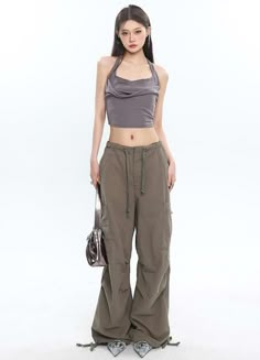 Go for a chic, casual look in the Ruched Halter Crop Top. It features a halter neck and ruched detailing, ideal for pairing with skirts, pants, or jeans. The lightweight fabric makes it perfect for warm days, giving you a stylish look for any occasion.
Gender: WomenMaterial: PolyesterClothing Length: ShortSleeve Length: SleevelessCollar: Halter Pants With Crop Top Outfit, Spring Halter Neck Top With Drawstring, Casual Ruched Halter Top For Summer, Casual Solid Cotton Halter Top, Casual Solid Color Cotton Halter Top, Casual Stretch Halter Top With Ruched Detail, Casual Stretch Ruched Halter Top, Crop Top Outfits Casual, Short Skirt And Top