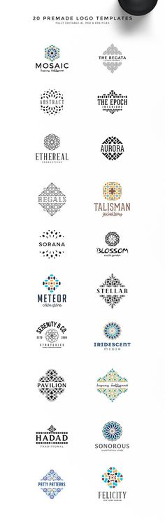 an image of a bunch of different logos