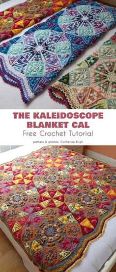 the kaleidoscope afghan free crochet pattern