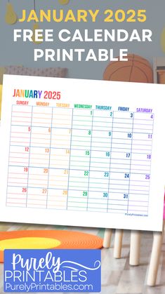 the free printable calendar for january and december