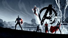 an image of the avengers movie poster