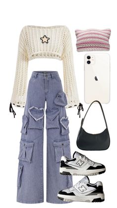 Casual Outfits For Teens, Fashion Top Outfits, Casual Outfit Inspiration, Outfit Inspo Casual, Trendy Outfits For Teens, Cute Everyday Outfits, Really Cute Outfits, Kpop Outfits