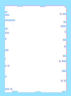 an image of a square white paper with squares on the bottom, and blue background