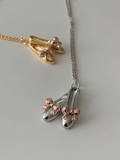 Adorable Ballet Toe Shoes with Ribbon Charm NecklaceCute holiday gift ideas, Dainty daily look jewelry- Nickel-free plated brass Gift Under $20 For Women, Shoes With Ribbon, Ballet Jewelry, Gold Girl, Holiday Gift Ideas, Stacked Jewelry, Jewelry Lookbook, Holiday Jewelry, Girly Jewelry