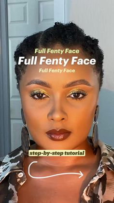 Step-by-step Fenty Beauty Makeup Tutorial! @ahliyahmichelle Fenty Beauty Makeup Tutorial, Fenty Beauty Concealer, Fenty Beauty Highlighter, Fenty Beauty Foundation, Makeup Fenty Beauty, Fenty Beauty Makeup, Full Coverage Makeup, Beauty Makeup Tutorial, Face Beat