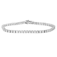 4 CTTW DIAMOND BRACELET 14K WHITE GOLD | Amairah 4 ct. t. w. Princess Diamond Tennis Bracelet 14k White Gold 7" Square Prong Set Diamond Tennis Bracelet, Diamond Carat, Princess Diamond, Tennis Bracelet Diamond, Princess Cut Diamonds, Diamond Bracelets, Tennis Bracelet, Princess Cut, Prong Setting