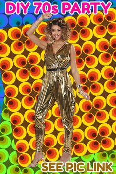 70s Disco Party Blog -Costumes, Music, Hair & Makeup Ideas and more! See the pic link! Costume from Costumebox Vision Board Kit