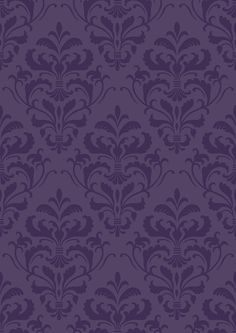 a purple and black wallpaper with an ornate design on it's surface,