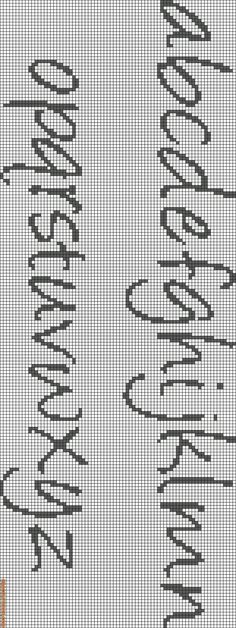 a cross stitch pattern with the word love written in cursive writing on it