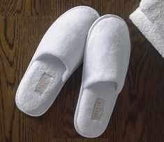 Step into luxurious comfort and elevate your relaxation routine with sumptuous slippers created by Frette for The Ritz-Carlton. Exquisite velour creates a soft plush inviting feel that complements the fluffy classic style of our slippers. Available in Medium and Large sizes they make the perfect gift or home spa essential. Luxury Hotel Spa, Luxury Slippers, Ritz Carlton Hotel, Spa Slippers, Luxury Collection Hotels, White Slippers, The Ritz Carlton, Spa Essentials, Luxury Towels