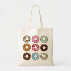 Donuts tote bag