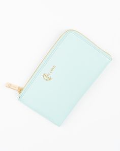 Keep your essentials safe in this stylishly cool Seafoam Zip Wallet from the Ivy Cove collection. The refreshingly cool Aqua color is trend forward and pairs perfectly any one of our bags. The wallet features a pocket for cash and receipts, multiple card slots, a coin pocket, and the zip closure will keep your contents securely stowed. • Aqua • 100% responsibly sourced leather • Zip closure • Cash/receipt pocket • Coin pocket • 3 card slots • Measures 7” x 4” x 1” • Clean with soft, dry cloth Cash Receipt, The Ivy, Aqua Color, Zip Wallet, Sea Foam, Card Slots, Ivy, Zip Around Wallet, Slots