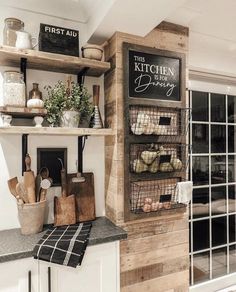 the kitchen is clean and ready to be used as a storage area for cooking utensils