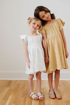 Product Description THIS ITEM IS NOW PREORDER, ANTICIPATED SHIP DATE IS 6/12/23 This is the no-stress daytime dress that kids and parents love! Think Plain Jane’s signature softness, but with some extra durability thanks to our new cotton + spandex blend. The simple, beautiful Everyday Dress is made to stand the test of playtime! *The Everyday Dress in Honey Gingham and Ditsy Daisy run slightly smaller than other Everyday Dresses. If in between sizes, we recommend sizing up. Color Description Di Spring Flutter Sleeve Twirl Dress For Playdate, Playful Spring Twirl Dress For Playdate, Spring Cotton Sundress For Playdates, Spring Playtime Twirl Dress With Flutter Sleeves, Playful Cotton Twirl Dress For Spring, Casual Flutter Sleeve Twirl Dress For Playtime, Casual Flutter Sleeve Dress For Playdate, Casual Flutter Sleeve Dresses For Playwear, Fitted Cotton Twirl Dress For Playdates