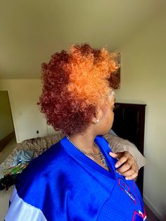 Dyed Ends Natural Hair, Dye Colors For Black People, Dyed Natural Hair Pink, Dyed Natural Hair For Black Women Skunk Stripe, Dyed Afro Hair 4c Pink, Natural Hair Dye, Puffy Hair, Skunk Stripe