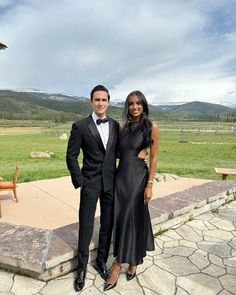 Black Tie Couple, Wedding Attire For Guests, Black Wedding Guest Outfits, Jasmine Tookes Style, Jasmin Tookes, Swirl Couples, Black Tie Optional, Long Party Dress