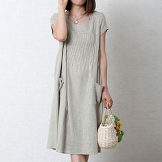 Gray loose linen summer maxi dress oversize cotton sundressThis dress is made of cotton linen fabric, soft and breathy, suitable for summer, so loose dresses to make you comfortable all the time.Measurement: Size M length 103cm / 40.17" Bust 104cm / 40.56" Shoulder 39cm / 15.21" Armhole 36cm / 14.04" Cuff 32cm / 12.48" Size L length 104cm / 40.56" Bust 108cm / 42.12" Shoulder 40cm / 15.6" Armhole 38cm / 14.82" Cuff 33cm / 12.87"Materials used: Cotton, linen Relaxed Fit Solid Color Maxi Dress For Summer, Beige Linen Dress Solid Color, Beige Linen Solid Color Dress, Oversized Solid Color Maxi Dress For Summer, Relaxed Fit Solid Color Summer Dresses, Oversized Solid Color Summer Maxi Dress, Spring Oversized Solid Color Maxi Dress, Oversized Cotton Maxi Dress For Summer, Solid Color Linen Maxi Dress