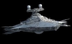 a futuristic ship is shown on a black background