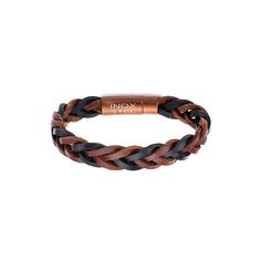 Keep your style on-trend every time you wear this brown and black braided leather bracelet. Keep your style on-trend every time you wear this brown and black braided leather bracelet.Click on this JEWELRY & WATCHES GUIDE to learn about fit, styles, materials and more! Length: 8.25 in. Metal: stainless steel Finish: polished Additional details: braided brown & black leather Packaging: boxed Please note, due to the high value of this item, a signature may be required upon delivery. Size: 8.25". Co Leather Packaging, Braided Leather Bracelet, Black Braids, Braided Leather, Rope Bracelet, Your Style, Leather Bracelet, Jewelry Watches, Black Leather