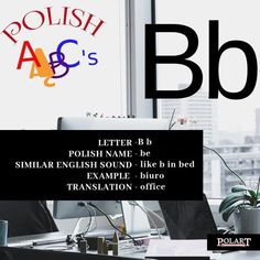 an advertisement for polish abc's is displayed in front of a window with office supplies