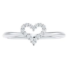 TIFFANY & Co. Platinum .06ct Diamond Heart Ring 5 Metal: Platinum Size: 5 Diamond: Round brilliant diamonds, carat total weight .06 Hallmark: ©TIFFANY&CO. Pt950 Condition: Excellent condition, like new Limited edition, no longer available for sale in Tiffany stores Authenticity Guaranteed Heart Ring With Single Diamond In Round Cut, Diamond Solitaire Heart Ring In White Gold, Diamond White Heart-shaped Diamond Ring, White Gold Diamond Solitaire Heart Ring, Diamond-cut Heart Shaped Diamond Ring, Fine Jewelry Diamond Open Heart Ring, Open Heart Diamond Ring For Anniversary, Heart-shaped Diamond Cut Heart Ring, Valentine's Day Solitaire Diamond Ring