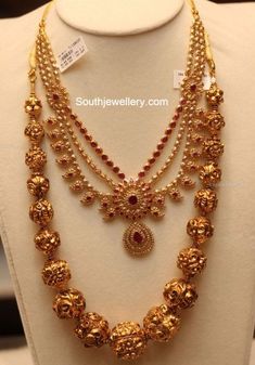 Pure Gold Necklace Indian, Nakshi Balls, Mango Necklace, Latest Indian Jewellery, 22 Carat Gold Jewellery, Mala Jewelry, Pure Gold Jewellery, Antique Gold Jewelry Indian, Gold Jewelry Simple Necklace