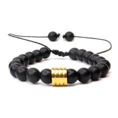 "Natural onyx bracelet or lava rock bracelet for men is a protective bracelet. Tiger eye bracelet and those raw stones bracelets can be used as couple bracelets, anniversary gift, fathers day gift, among others Very comfortable & easy to put on and take off and it stays on securely even when you are active! This beautiful leather Bracelet is the perfect addition to your daily outfit and a great gift for someone special. ❤ Shipped in beautiful Gift packaging H O W - T O - O R D E R * Just let Black Lava Stone Bracelet Jewelry, Adjustable Lava Stone Bracelets With Gemstone Beads, Adjustable Lava Stone Bracelet With Gemstone Beads, Lava Stone Bracelets With Black Beads For Gift, Black Beads Lava Stone Bracelet As Gift, Adjustable Hand-strung Lava Stone Bracelet, Minimalist Adjustable Lava Stone Jewelry, Modern Black Beads Bracelets As Gift, Modern Black Beaded Bracelets As Gift