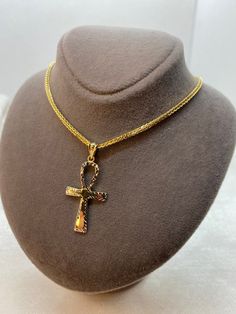 14kGold Ankh Cross Necklace Diamond cut with foxtail chain 23.5 inches , 1.5 mm , 4.31 gr 14kGold Ankh Cross Necklace with foxtail chain 22 inches , 1.5 mm , 3.90gr 14kGold Ankh Cross Necklace with foxtail chain 20 inches , 1.5 mm , 3.52gr Priced to sell! Compare our prices to other similar sellers! Arrives in a GIFT BOX and includes FREE SHIPPING within the USA and Canada. International shipping is available at the most economical rates on ETSY. I HAVE BEEN IN THE JEWELRY BUSINESS ALL MY LIFE. Traditional Snake Shape Jewelry Gift, Traditional Hallmarked Ankh Necklace, Ankh Pendant, Dope Jewelry Accessories, Ankh Necklace, Ankh Cross, Cross Gold, Historical Jewellery, Heavy Chain