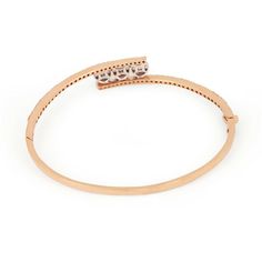 Gross Weight12.16 gm Gold Purity18K Rose Gold Diamond wt1.50 ct Bracelet Size9x53x62 mm Watermelon Tourmaline Jewelry, Diamond Bangle Bracelet, Wrap Bangles, Solid Gold Bracelet, Rose Gold Bangle, Diamond Bangles Bracelet, Handmade Fine Jewelry, Tourmaline Jewelry, Gemstone Stud Earrings