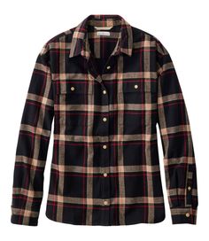 The legacy of our well-loved flannel shirts lives on in soft herringbone flannel and a perfectly relaxed style. Relaxed Fit: Our most generous fit sits farthest from the body. Falls below hip. 100% cotton. Machine wash and dry. Oversized heritage-inspired button-front flap pockets. Tulip hem. Imported. Fit: Relaxed Fit | Women's Signature Camp Flannel Shirt Classic Button-up Fall Flannel Shirt, Classic Fall Button-up Flannel Shirt, Classic Relaxed Fit Flannel Shirt For Fall, Relaxed Fit Classic Flannel Shirt For Fall, Fall Flannel Shirt For Casual Gatherings, Flannel Shirt For Casual Gatherings In Fall, Classic Flannel Shirt For Fall Casual Gatherings, Flannel Shirt For Workwear In Fall, Flannel Work Shirt For Fall