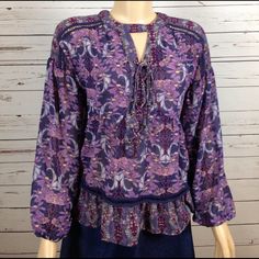 Nwot Purple Floral Flowy Boho Top Size Xs Suggested User With Excellent Ratings. Check Out The Rest Of My Closet!! Purple Bohemian Blouse For Fall, Bohemian Purple Blouse For Fall, Purple Tops For Fall Vacation, Purple Fall Tops For Vacation, Fitted Boho Print Casual Blouse, Casual Purple Tops For Fall Vacation, Casual Fitted Blouse With Boho Print, Fitted Casual Blouse With Boho Print, Purple Bohemian Peasant Top