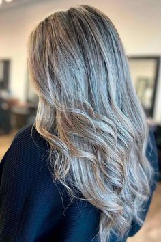 Long Layered Wavy Hair Dark Blond Balayage Platinum Pieces Beautiful Blonde Hair, Color Your Hair