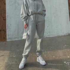 The Basic Sweatpant is a staple piece for those lounge worthy days.
Featuring a baggy look with two side pockets and a tie drawstring. *For the ultimate look pair with our Basic Crop Hoodie!* Sweatpants Outfits, Solid Hoodie, Crop Top Hoodie, Hoodie And Sweatpants, Sports Sweatshirts, Tracksuit Set, Tracksuit Women, Ankle Length Pants, Womens Fleece