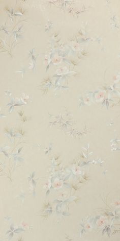 an image of a wallpaper with flowers on it