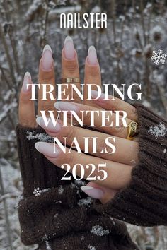 Stay ahead of the style curve with the most stunning nail trends of winter 2025! ❄️✨ Swipe through for endless inspiration and step into the season with confidence! 💅 Winter Nail Trends 2025, 2025 Nail Art Trends, Winter Nails Trends 2024, Nail 2025 Winter, 2025 Nail Trends Winter, Nails Winter 2025 Trends, Velvet Glitter Nails, New Year Nails Design 2024 Glitter, Nails 2025 Trends Winter