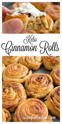 keto cinnamon rolls with cream cheese frosting